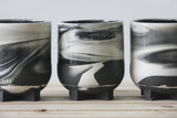 PLUS - Ceramic espresso cup marbled look