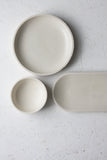 Ceramic white centerpiece set