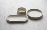 Ceramic white centerpiece set