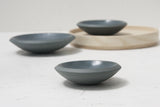 Serving set- Ceramic dishes in nordic blue-gray