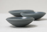 Serving set- Ceramic dishes in nordic blue-gray