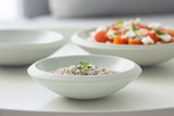 Serving set- Ceramic dishes in nordic light gray