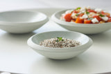 Serving set- Ceramic dishes in nordic light gray