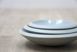 Serving set- Ceramic dishes in nordic light gray