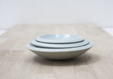 Serving set- Ceramic dishes in nordic light gray