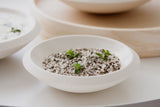 Serving set- Ceramic dishes in off white