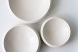 Serving set- Ceramic dishes in off white