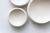 Serving set- Ceramic dishes in off white