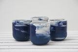 Emma- espresso cup in blue and white marble