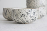 Bella- Ceramic white and black lines pattern