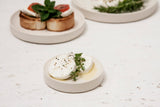 Serving platters set- Ceramic platters set in off white