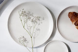 Serving platters set- Ceramic platters set in off white