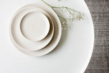 Serving platters set- Ceramic platters set in off white