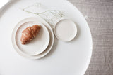 Serving platters set- Ceramic platters set in off white