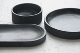 Ceramic black centerpiece set