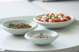 Serving set- Ceramic dishes in nordic light gray