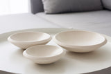 Serving set- Ceramic dishes in off white