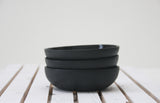 Sam- Ceramic plate in black