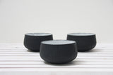 Bella- Ceramic bowl in black hand-carved pattern
